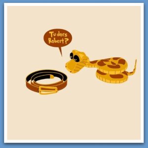 funny serpent ceinture